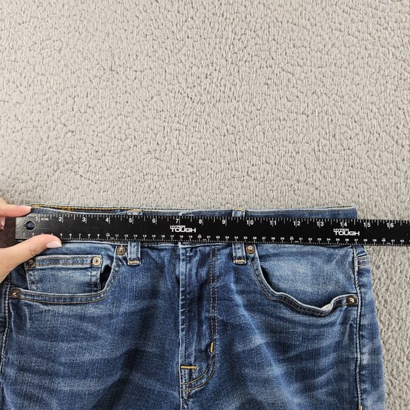 American Eagle Jeans Mens 29x32 Blue Slim Straight Next Level Flex Denim Pants - Picture 7 of 16